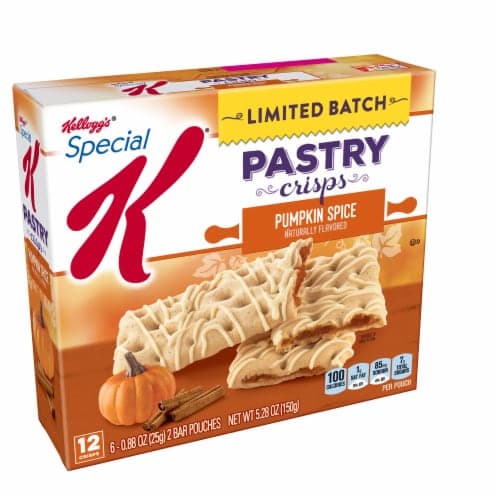 Special K Bars Pastry Crisps, Pumpkin Spice, Limited Batch