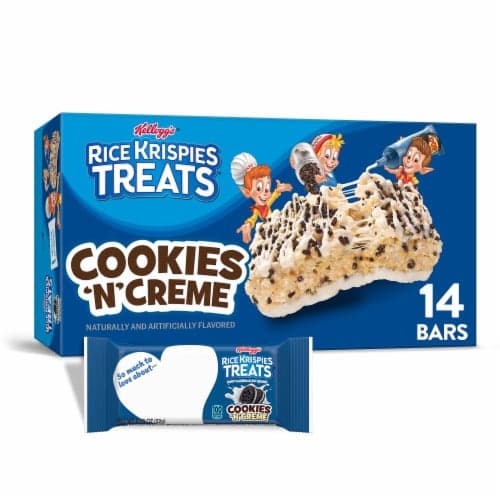Rice Krispies Treats Crispy Marshmallow Squares, Cookies 'N' Creme