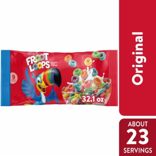 Kellogg'S Froot Loops Bag Cereal