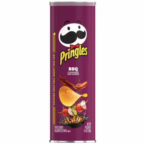 Pringles Bbq Potato Crisps, - 14 Per Case