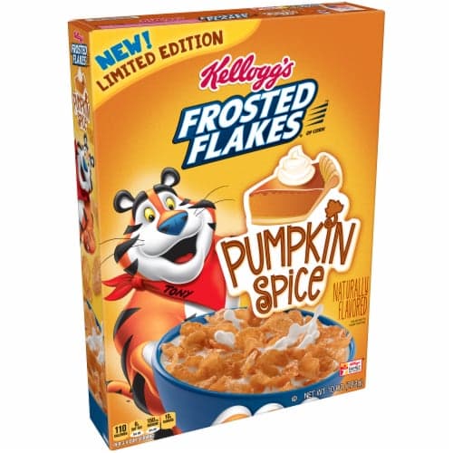 Frosted Flakes Cereal, Pumpkin Spice