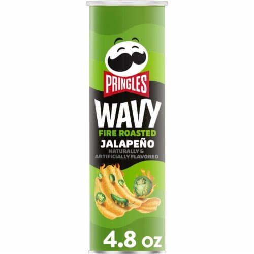 Pringles Potato Crisps, Fire Roasted Jalapeno