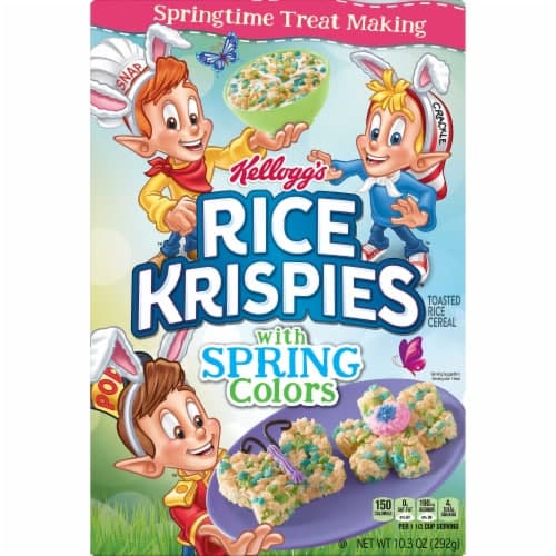 Rice Krispies Cereal, Toasted Rice, With Spring Colors