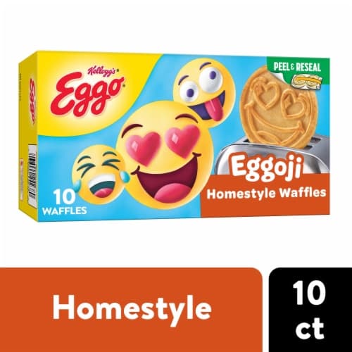 Eggo Eggoji Waffles Breakfast Homestyle