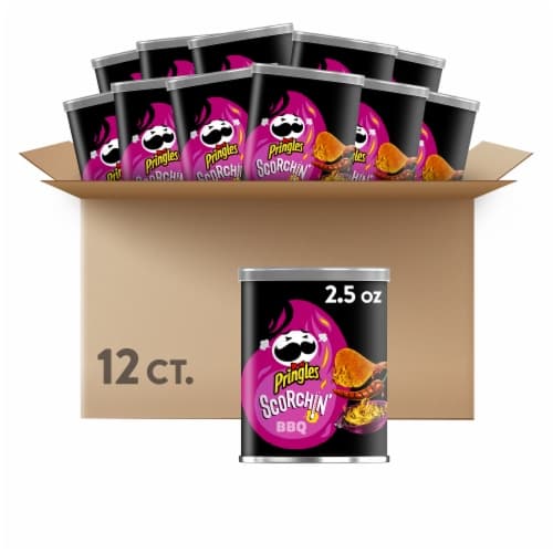 Pringles Scorchin Bbq Crisps