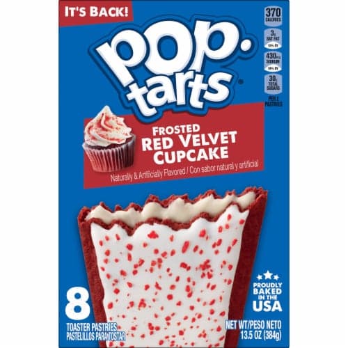 Pop-Tarts Toaster Pastries Breakfast Foods Red Velvet Cupcake