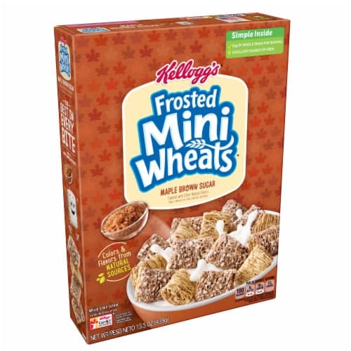 Frosted Mini Wheats Maple Brown Sugar Whole Grain Cereal