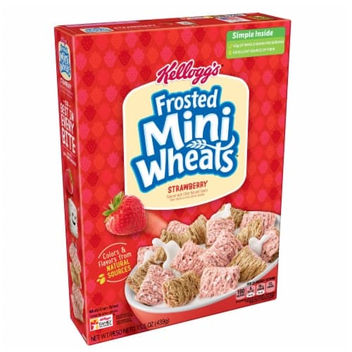 Frosted Mini Wheats Strawberry Whole Grain Cereal
