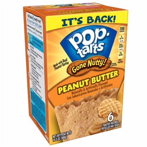 Pop-Tarts Gone Nutty Peanut Butter Toaster Pastries