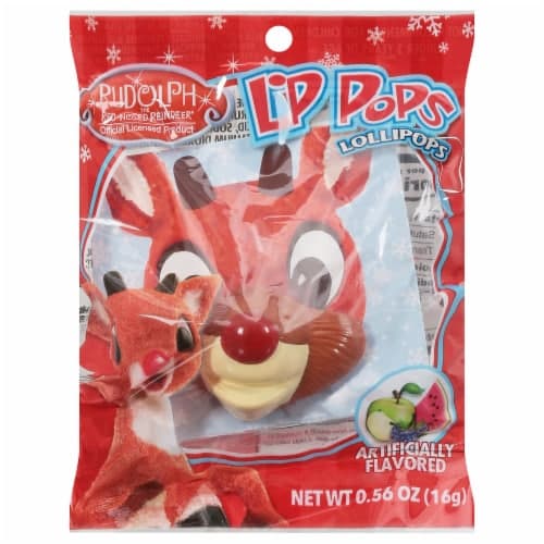 Lip Pops Rudolph Holiday Lollipops