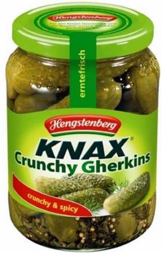 Hengstenberg Knax Crunchy & Spicy Gherkins Pickles