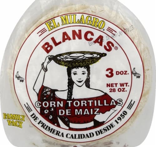 El Milagro Blancas Corn Tortillas