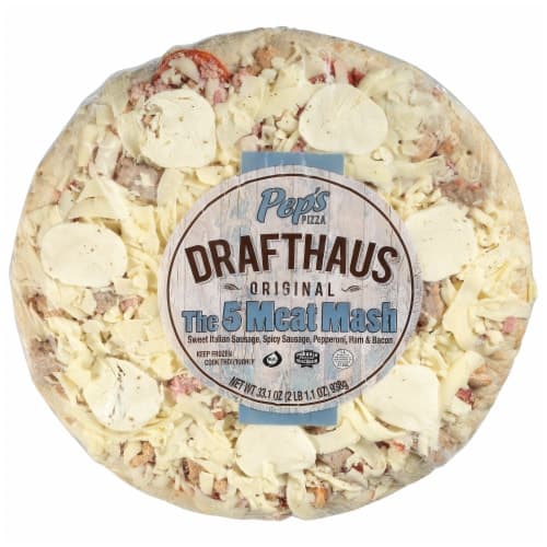 Pep'S Pizza 5 Meat Mash Drafthaus Original Pizza