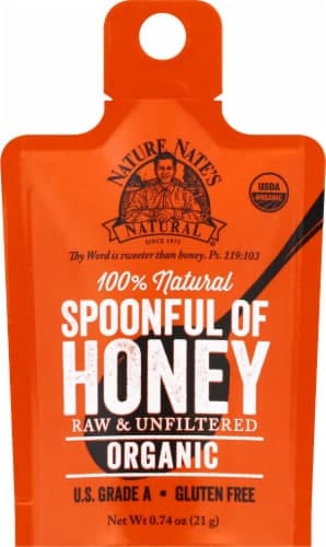 Nature Nate'S Raw & Unfiltered Organic Spoonful Of Honey
