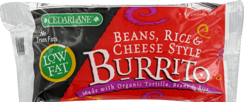 Cedarlane Low Fat Burrito Beans, Rice & Cheese Style