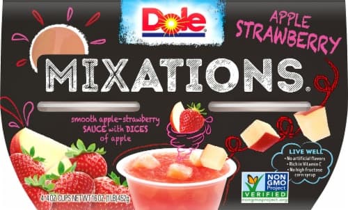 Dole Mixations Apple Strawberry Fruit Bowls