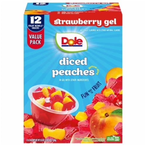 Straw Gel W/Diced Peaches
