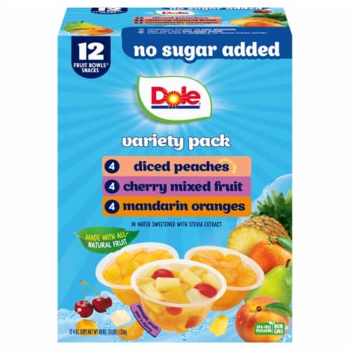 Dole Peach Mandarin Cherry Sugar Free Mix Fruit