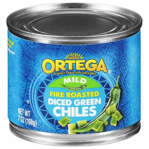 Ortega Fire Roasted Mild Diced Green Chiles