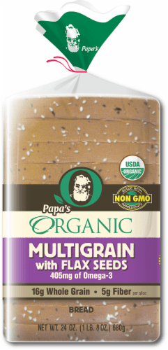 Papa'S Organic Multi Grain Flax Bread