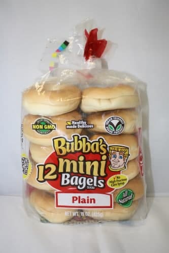 Bubba'S Plain Mini Bagels