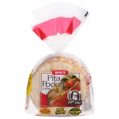 Papa Pita White Greek Pockets