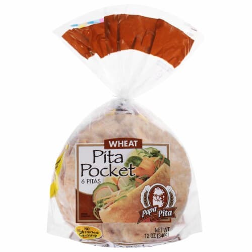 Papa Pita Wheat Greek Pockets
