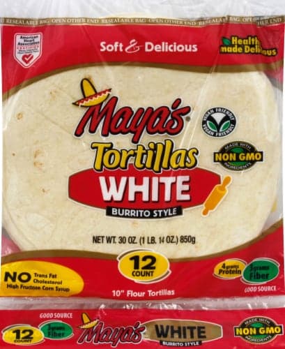 Maya'S White Burrito Style Tortillas