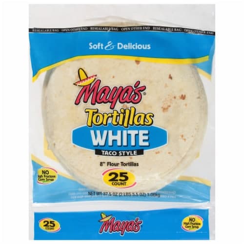 Maya'S White Taco Style Tortillas