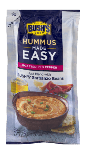 Bush'S Best Roasted Red Pepper Hummus Made Easy