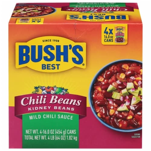 Bush'S Best Chili Kidney Beans In Mild Chili Sauce