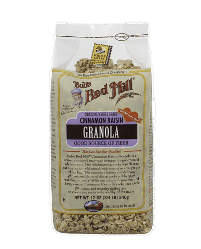 Bobs Red Mill Granola, Cinnamon Raisin