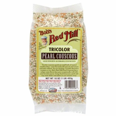 Bobs Red Mill Couscous, Pearl, Tricolor