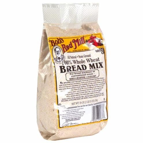 Bobs Red Mill Bread Mix, 100% Whole Wheat