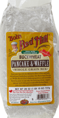 Bobs Red Mill Pancake & Waffle Mix, Buckwheat, Whole Grain