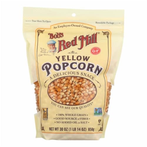 Bobs Red Mill Popcorn Yellow Whole Gluten Free