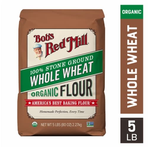 Bob'S Red Mill Organic Whole Wheat Stone Ground Flour