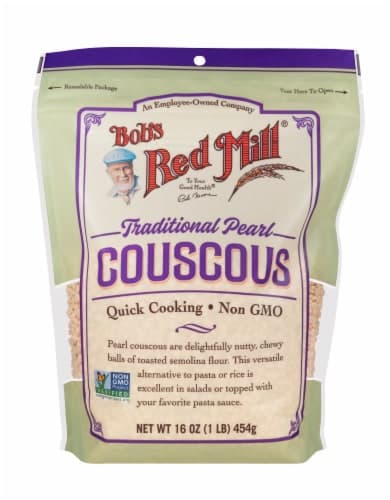 Bobs Red Mill Couscous Traditional Pearl Quick Cooking Non Gmo