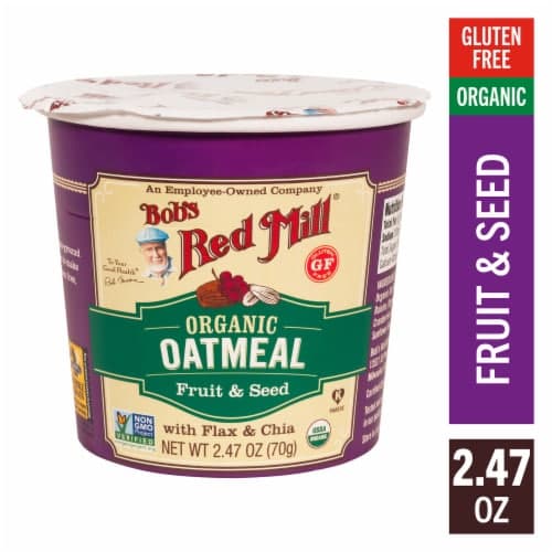 Bobs Red Mill Oatmeal Cup Org Frt & Se