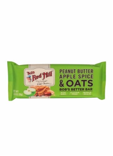 Bob'S Red Mill Peanut Butter Apple Spice & Oats Bob'S Better Bar