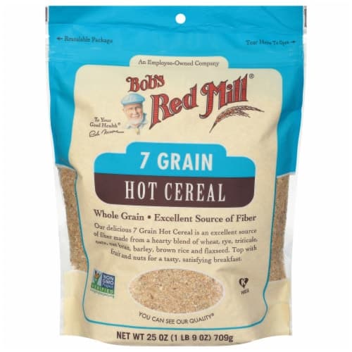 Bobs Red Mill Cereal Hot 7 Grain Contains Flaxseed