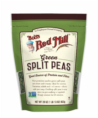 Bobs Red Mill Split Peas Green