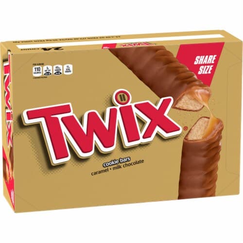Twix, Cookie Bars, Caramel, Milk Chocolate, Share Size