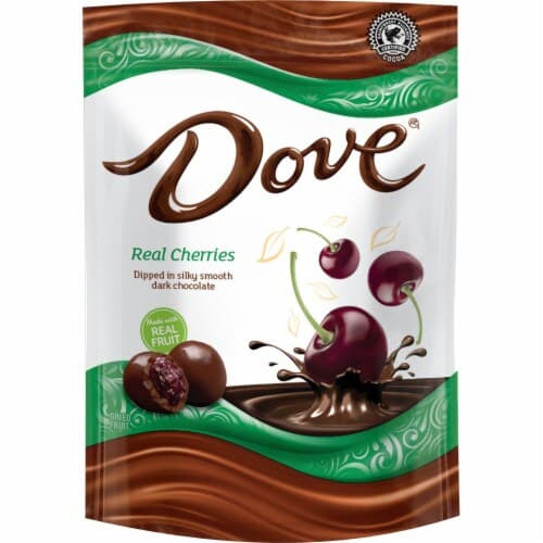 Dove Dried Fruit, Real Cherries, Dipped In Dark Chocolate