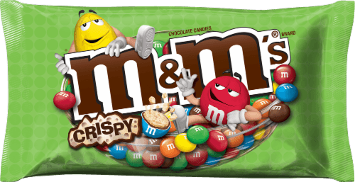 M & M Chocolate Candies, Crispy, Medium Bag