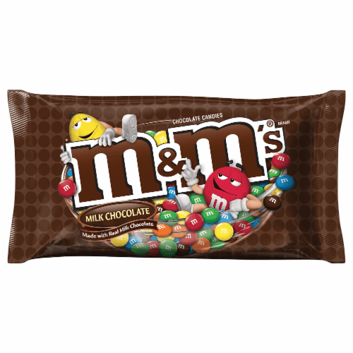 M & M Chocolate Candies, Milk Chocolate, Medium Bag