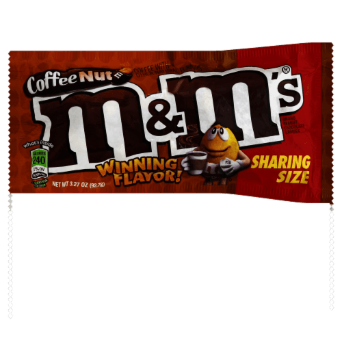 M & M Peanut Chocolate Candies, Coffee Nut, Share Size