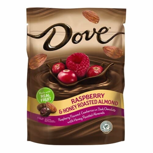 Dove Cranberries, Raspberry & Honey Roasted Almond, Dried