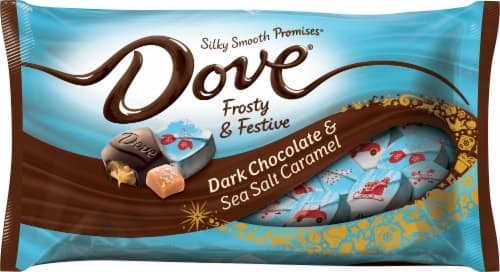 Dove Promises Holiday Gifts Dark Chocolate And Sea Salt Caramel Christmas Candy