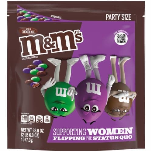 M&M'S Limited Edition Milk Chocolate Candy Featuring Purple Candy Party Size